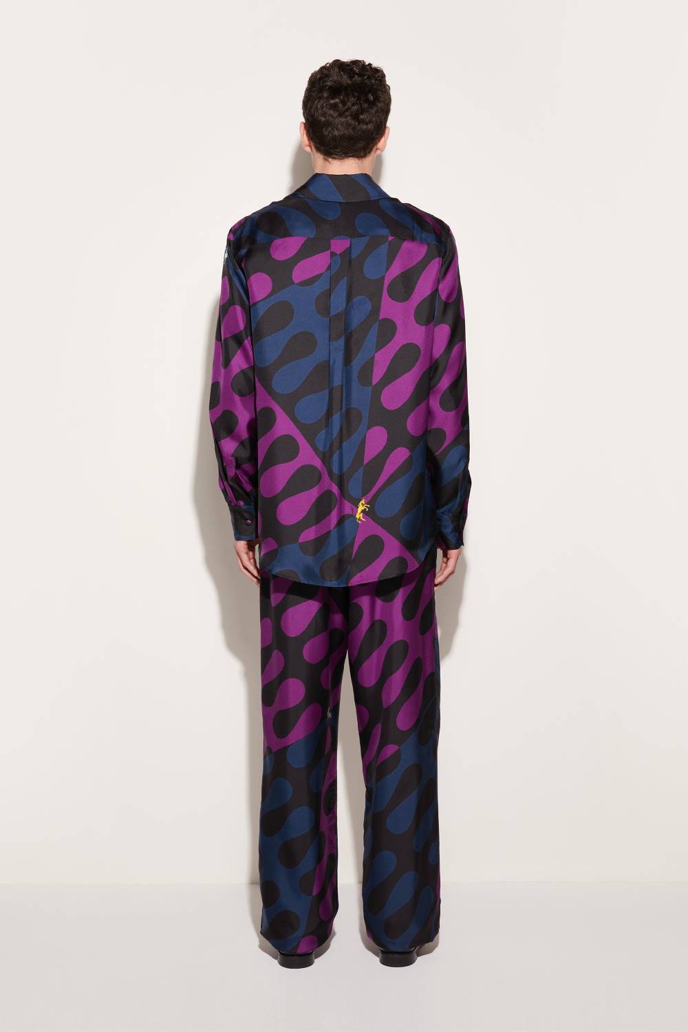 Pucci Camicia in seta con stampa Leocorno Fino al 60% di sconto