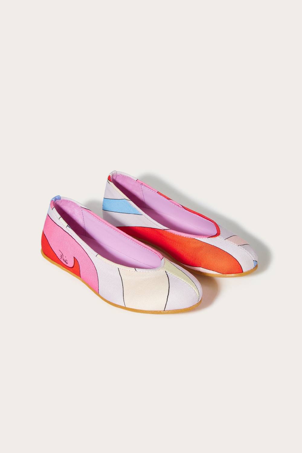 Pucci Ballerine con stampa Marmo Trasporto libero internazionale