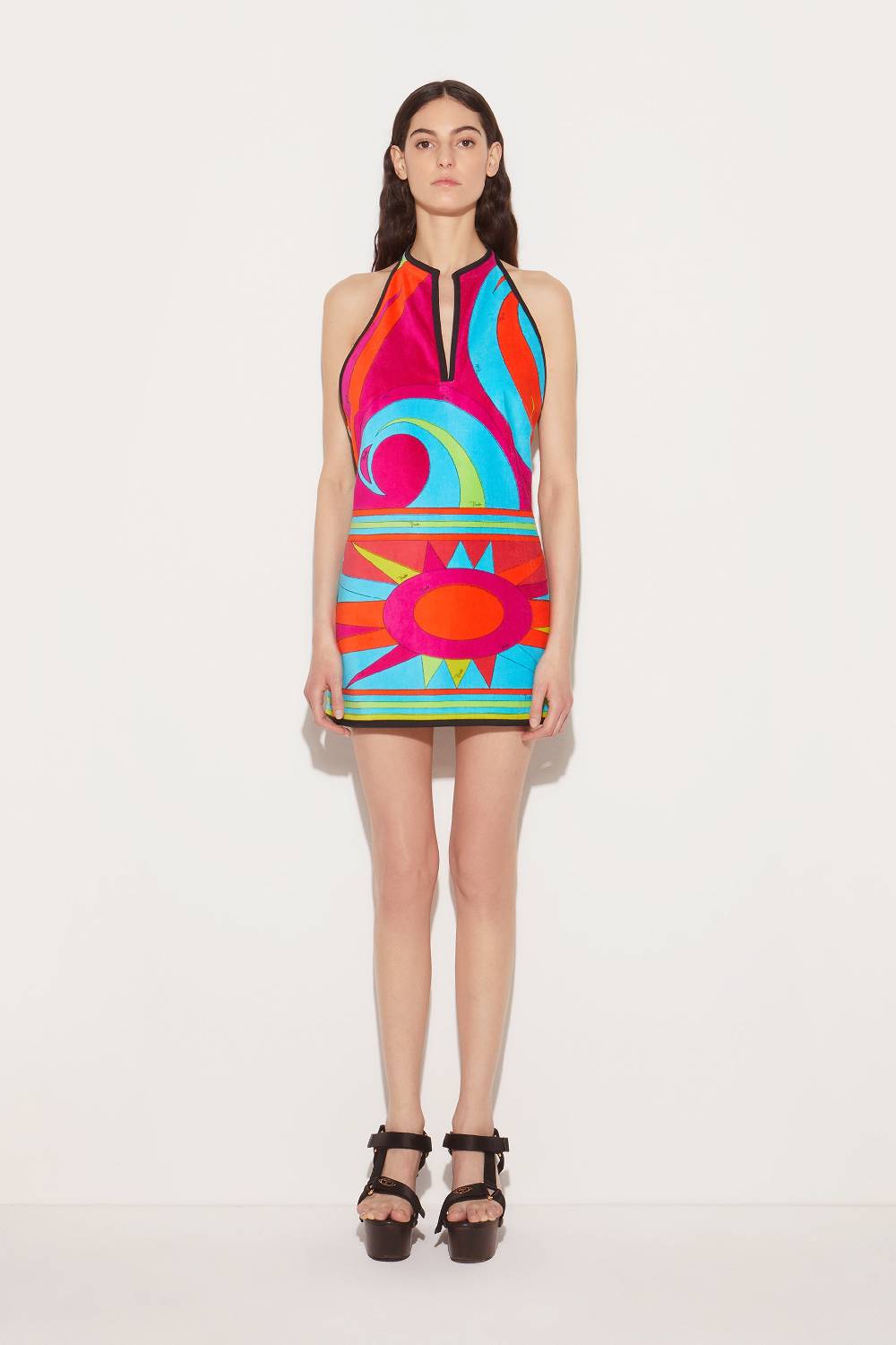 Pucci Mini abito con stampa Cigni Shopping Online