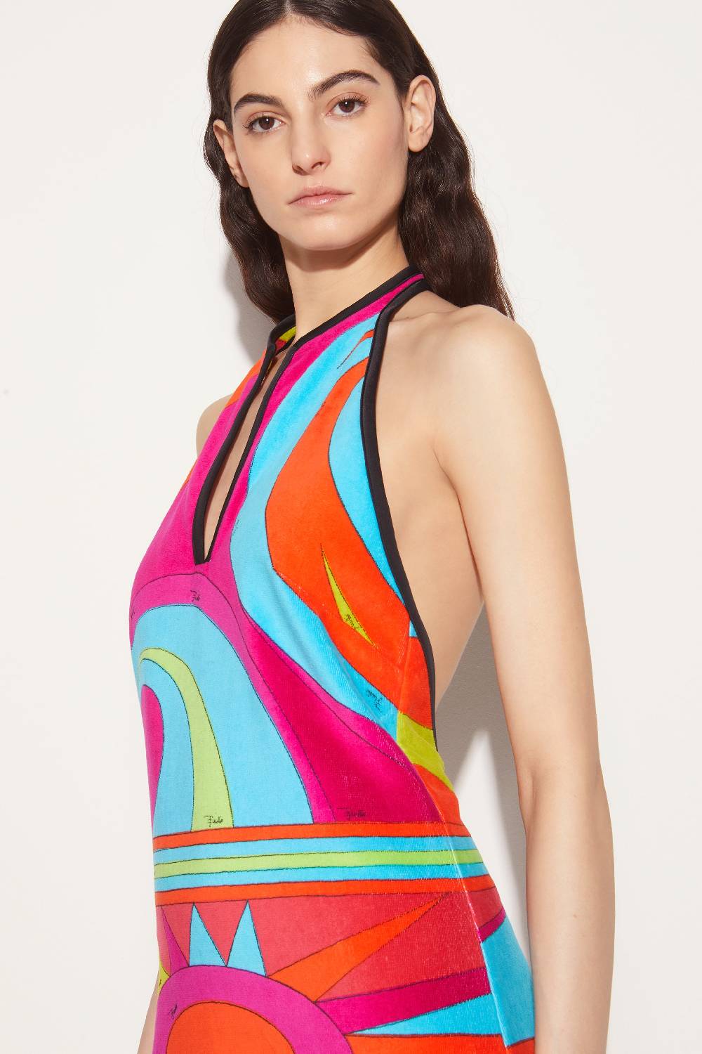 Pucci Mini abito con stampa Cigni Shopping Online