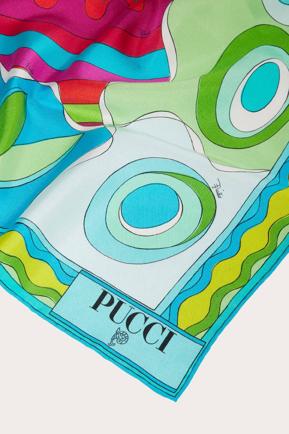 Pucci Carré grande in seta con stampa Bersaglio Affare Del Giorno