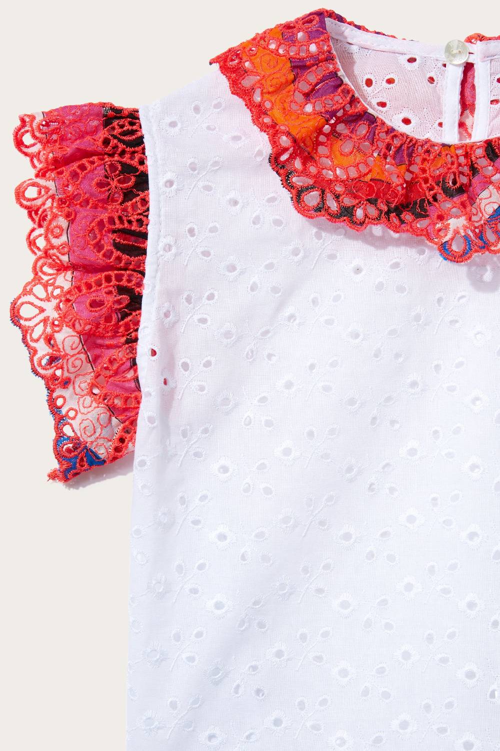 Pucci Top con finiture in sangallo Shopping online