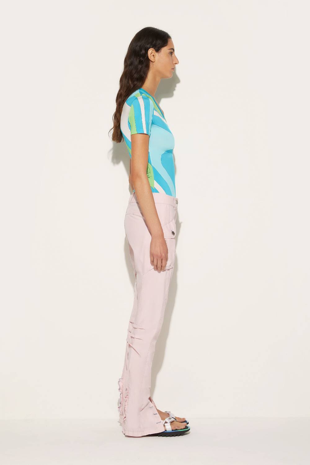 Pucci T-shirt con stampa Marmo Offerta Anniversario