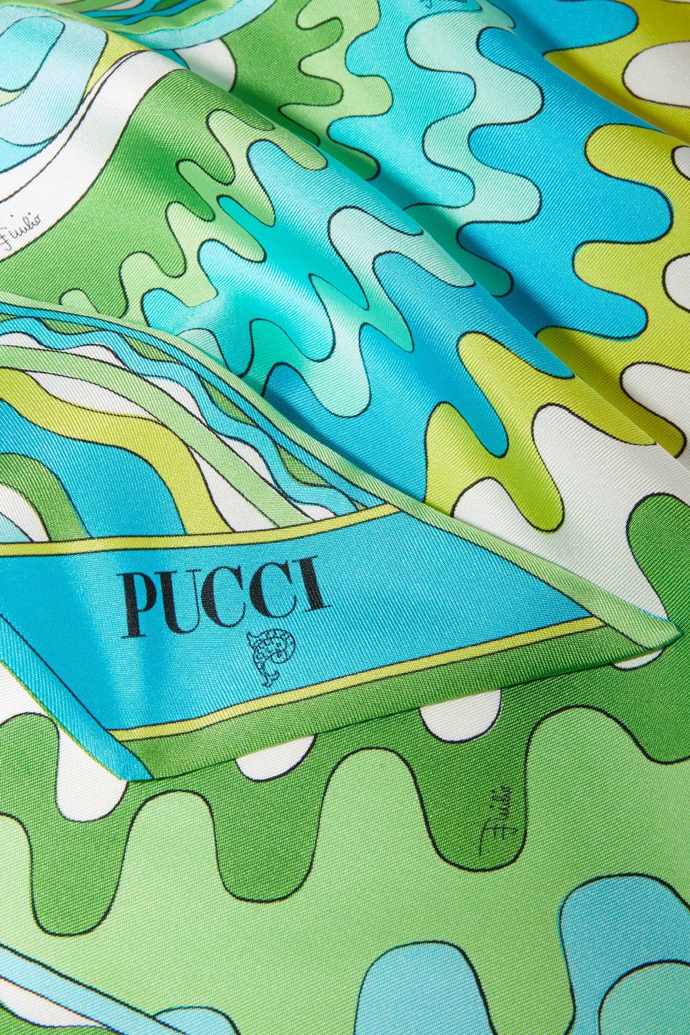 Pucci Foulard in seta con stampa Bersaglio Offerte stagionali