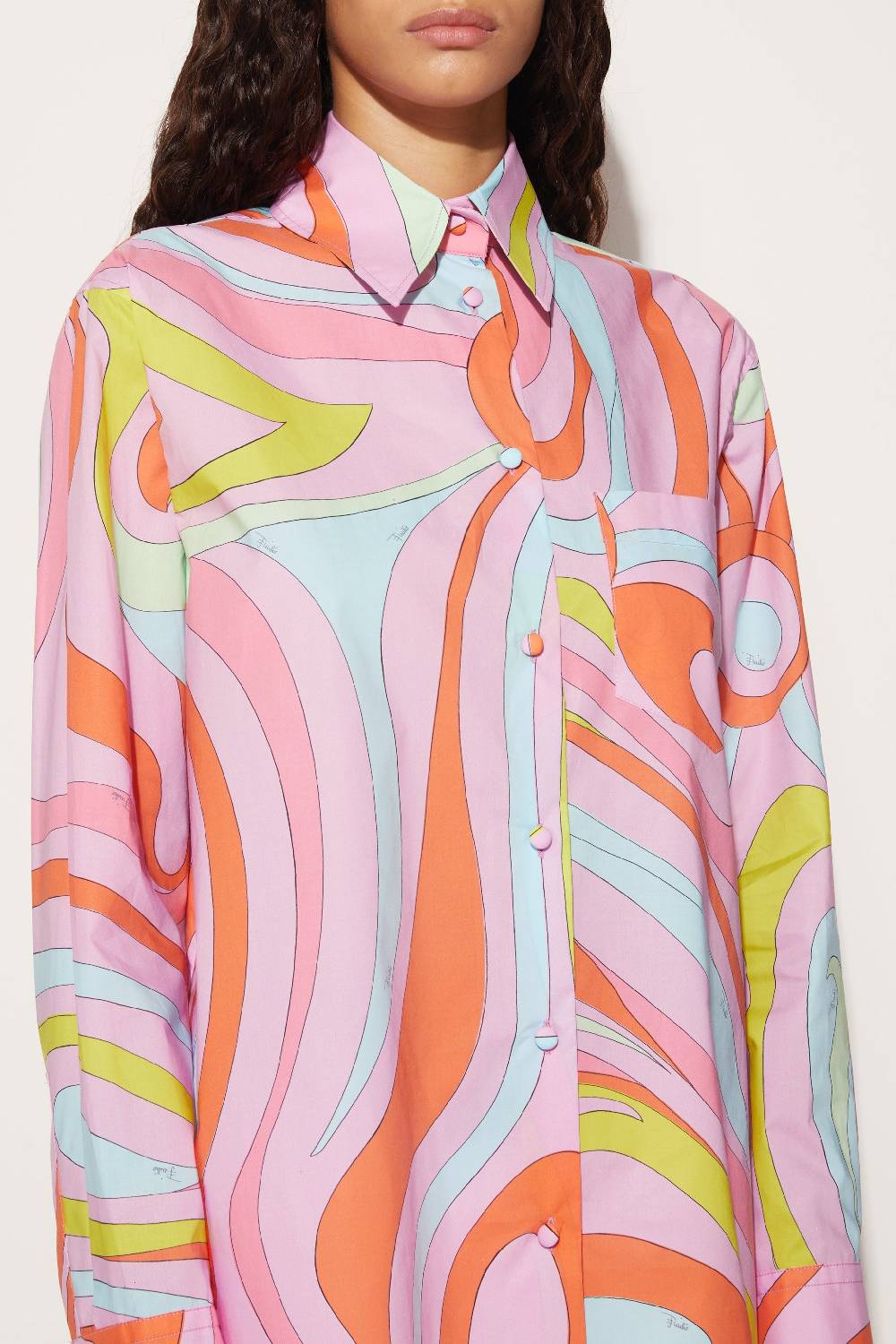 Pucci Camicia con stampa Marmo Offerte speciali