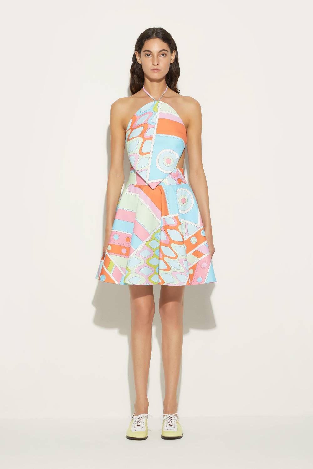 Pucci Top a goccia con stampa Vivara Sconti VIP