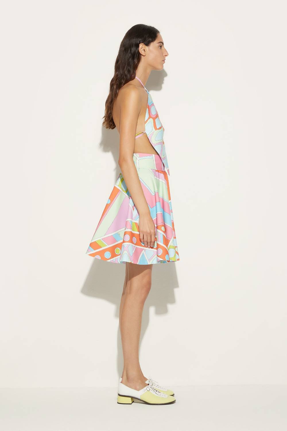 Pucci Top a goccia con stampa Vivara Sconti VIP