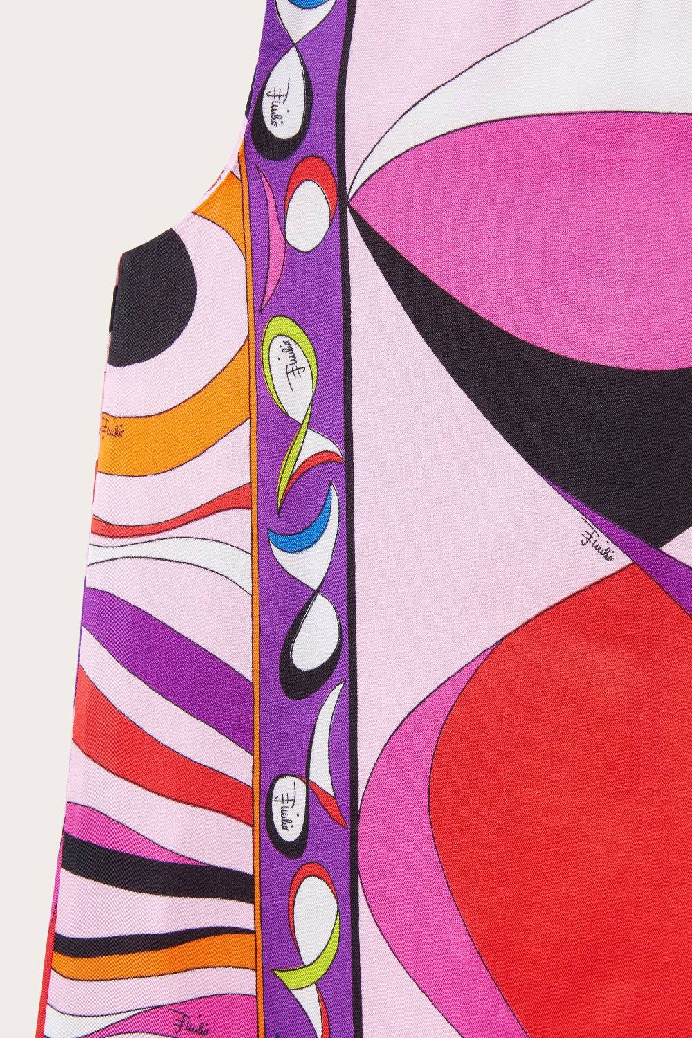 Pucci Abito con stampe Pesci e Marmo Ultimo giorno