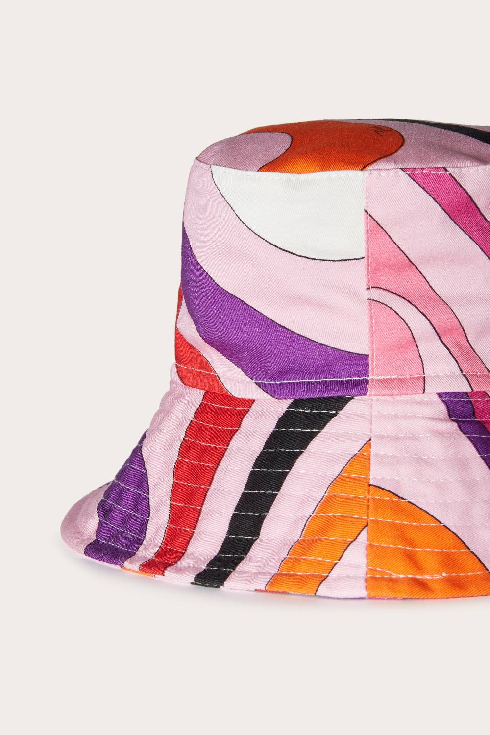 Pucci Cappello da pescatore con stampa Marmo Sostegno trimestrale
