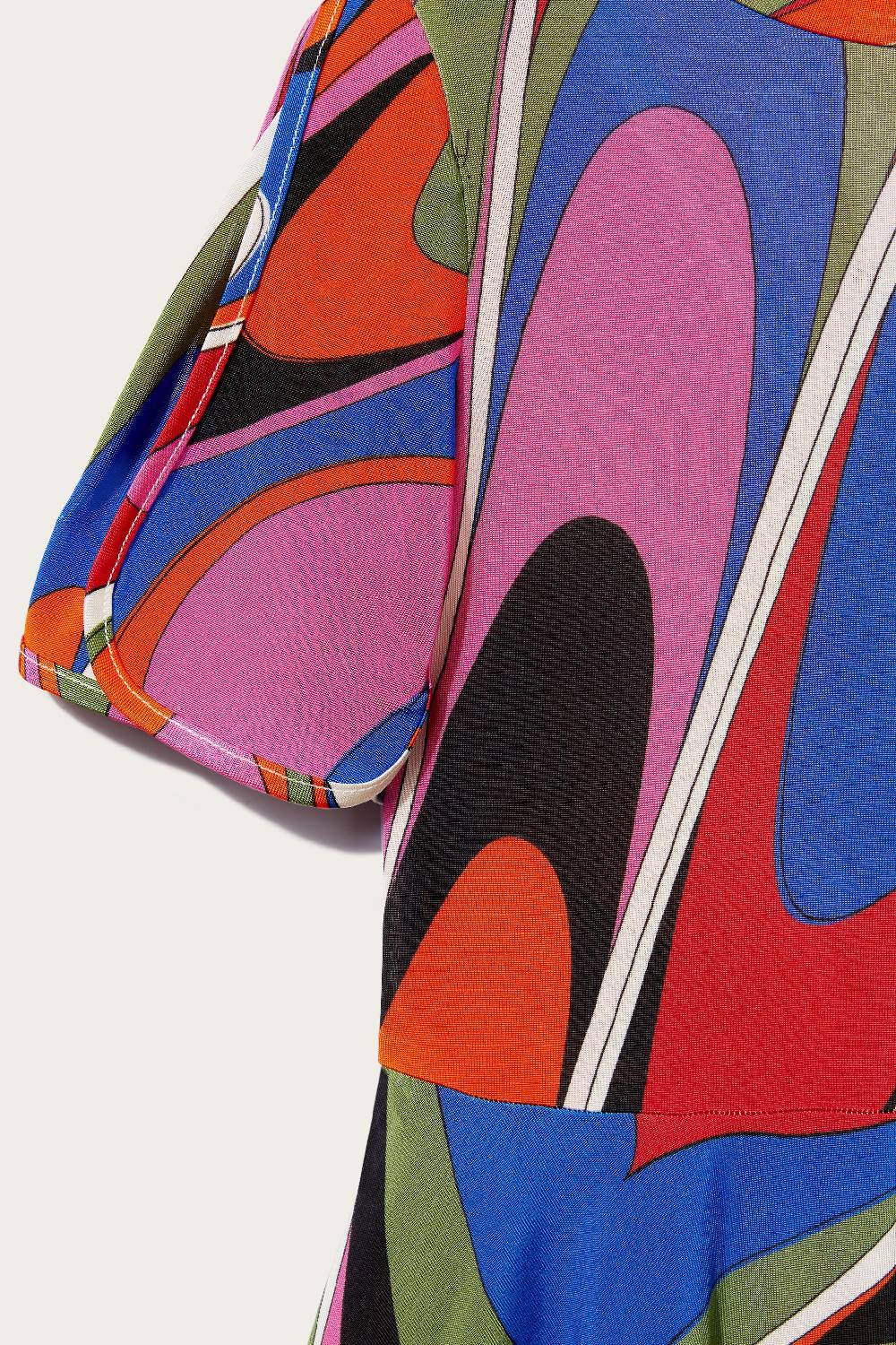 Pucci Abito con stampa Onde Discount Store per i nuovi prodotti