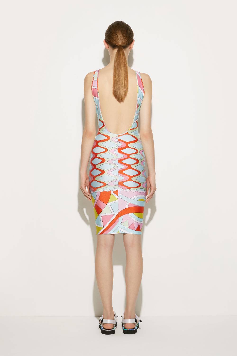 Pucci Abito midi con stampa Vivara Duty-free