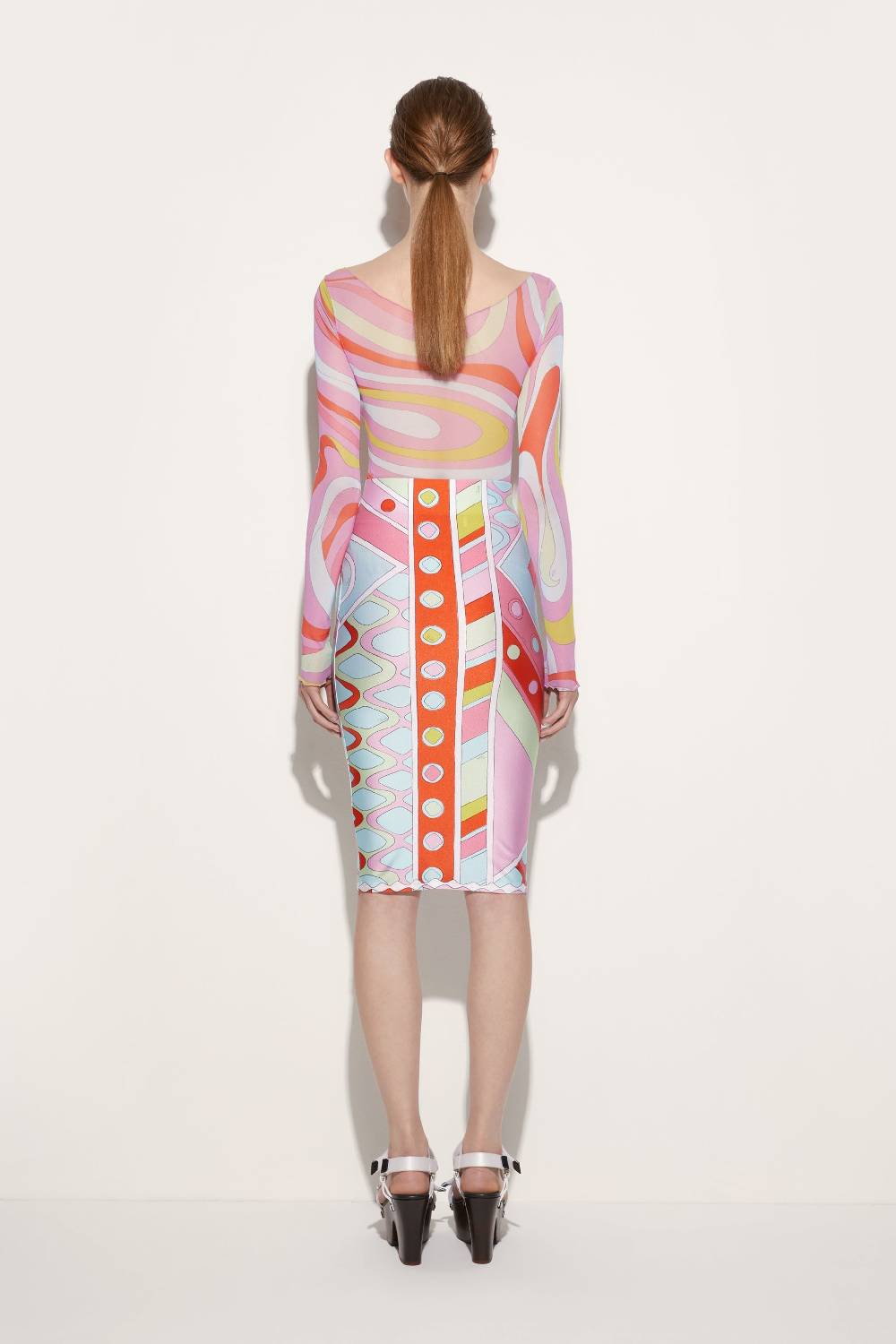 Pucci Top con stampa Marmo In Linea
