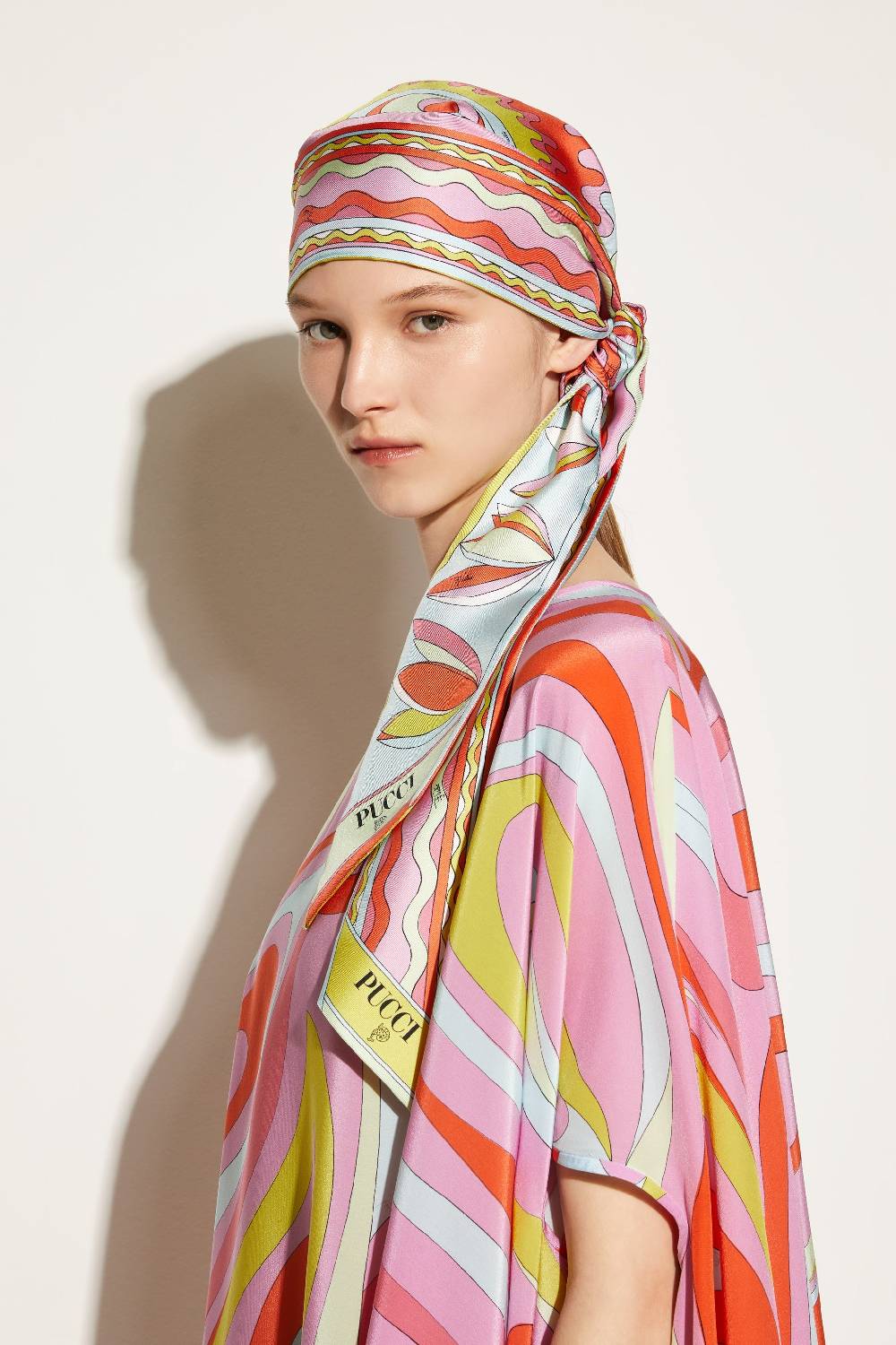 Pucci Foulard in seta con stampa Bersaglio Vendita