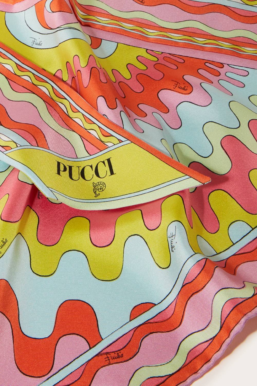 Pucci Foulard in seta con stampa Bersaglio Vendita