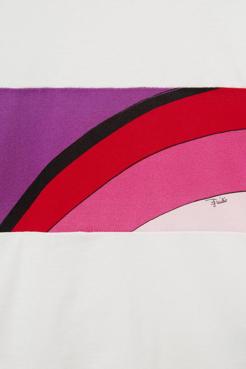 Pucci Felpa con inserto Iride Promozione Limitata