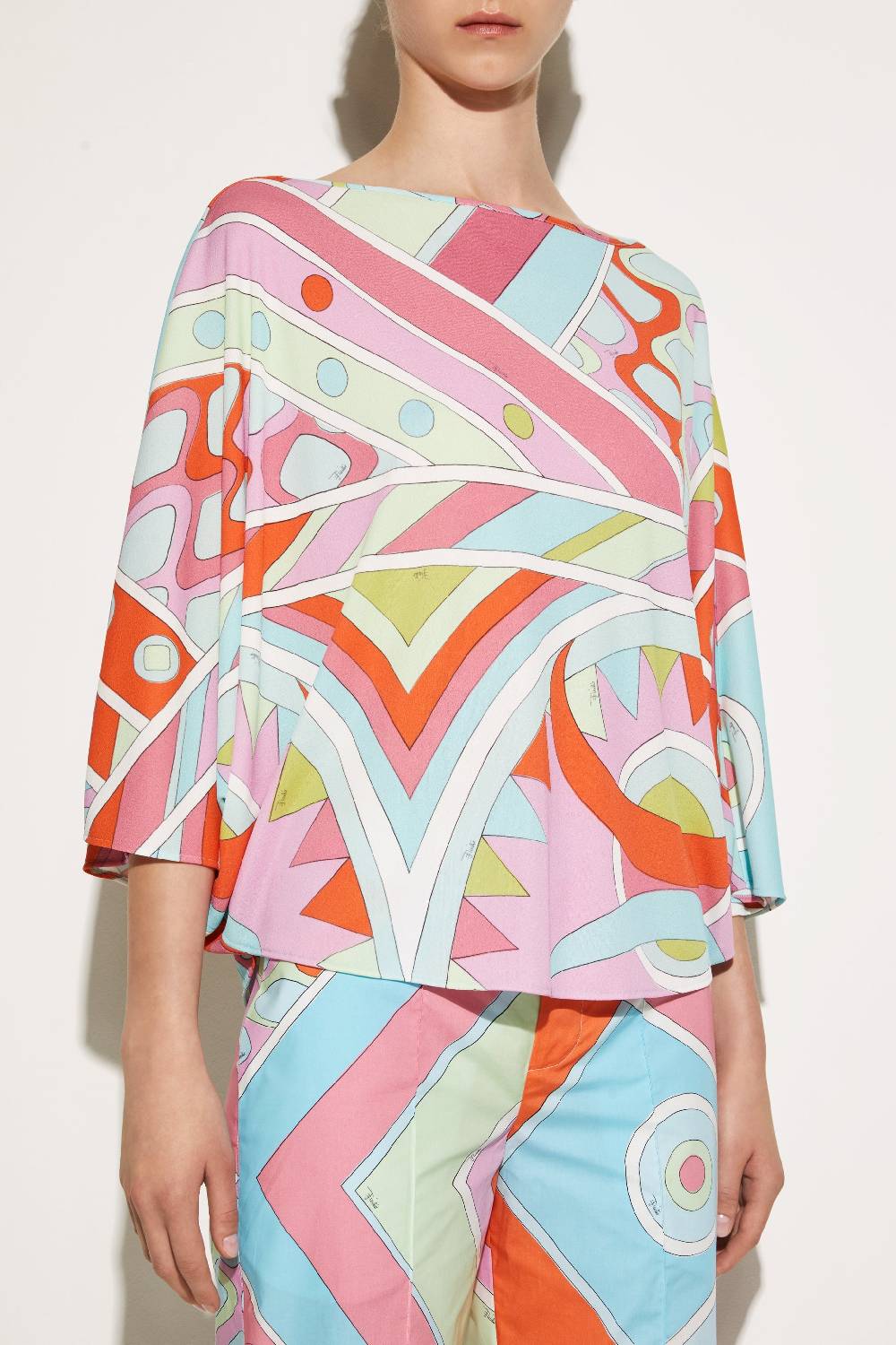 Pucci Poncho con stampa Vivara Offerta