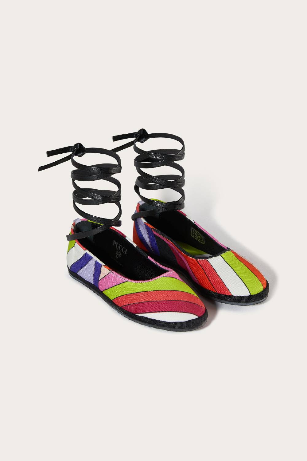 Pucci Iride-Print Ballet Pumps Offerta temporanea
