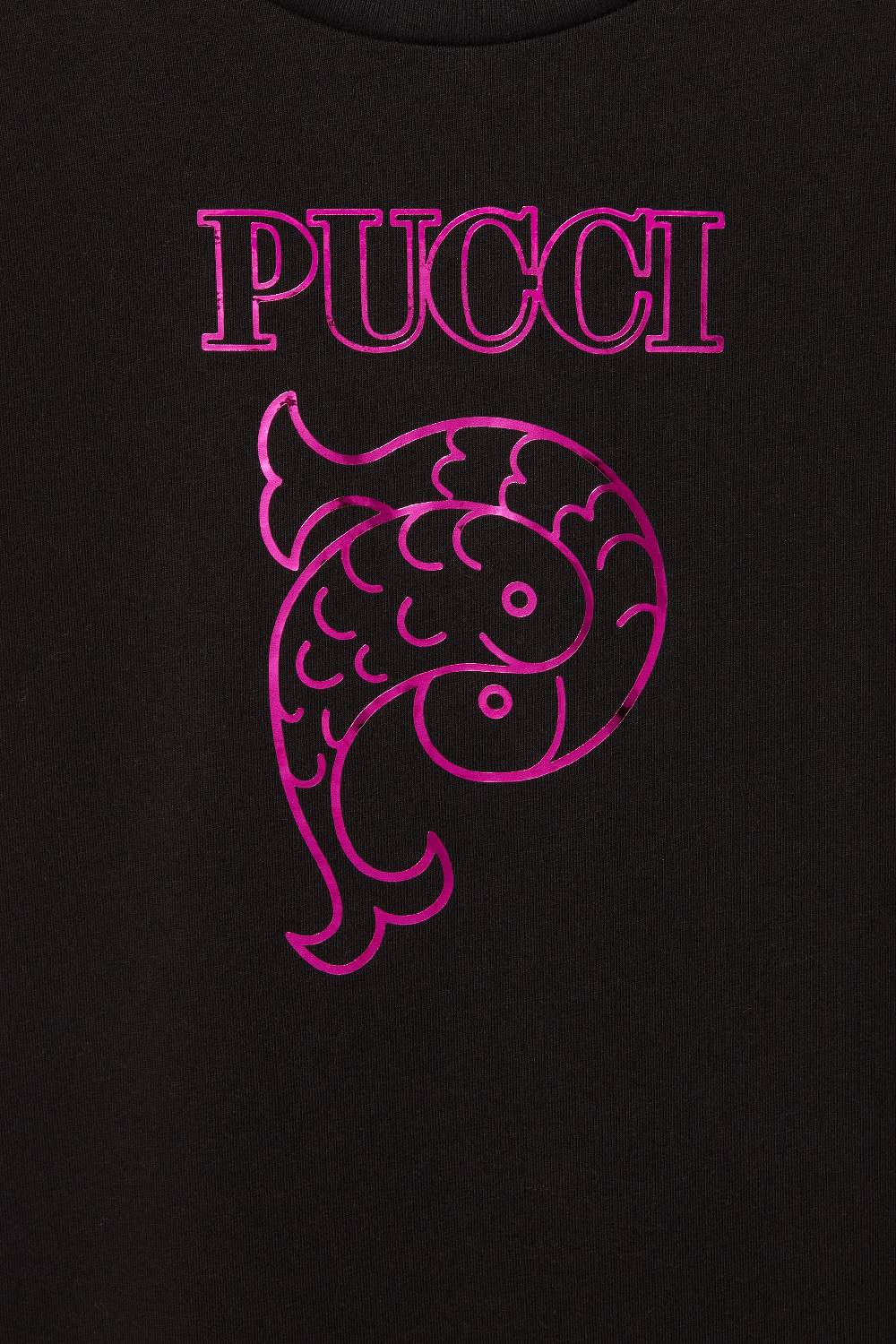 Pucci Logo-Print Cotton Dress Nuovi prodotti