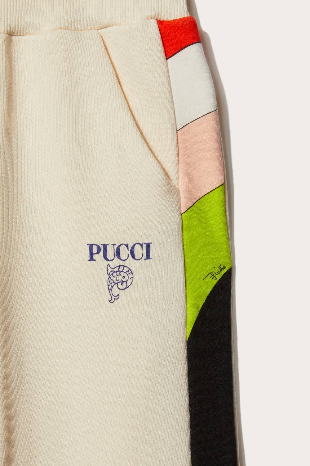 Pucci Iride-Print Cotton Sweatpants Enormi sconti