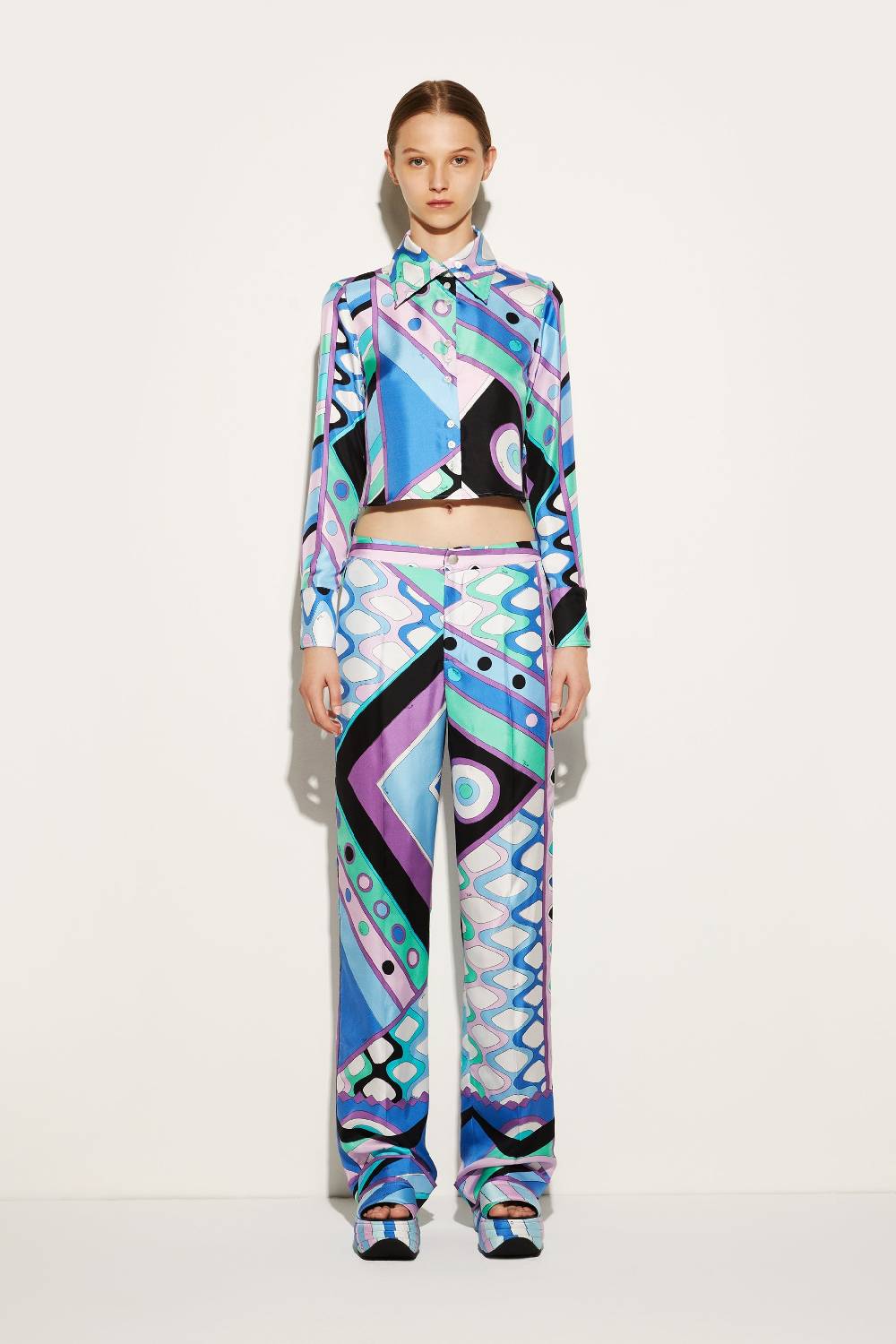 Pucci Camicia in seta con stampa Vivara Spedizione gratuita