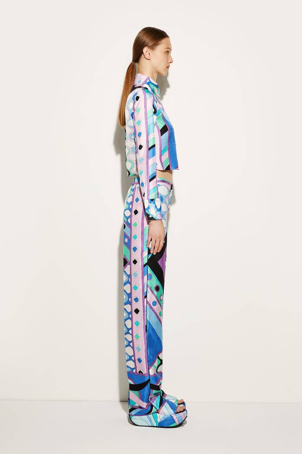 Pucci Camicia in seta con stampa Vivara Spedizione gratuita