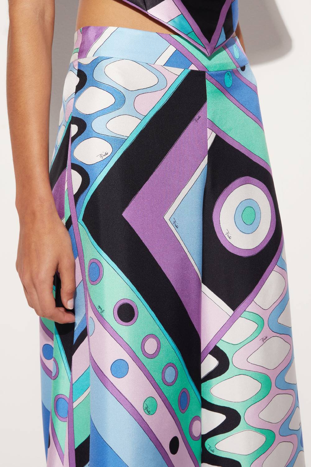 Pucci Pantaloni in seta con stampa Vivara Negozio online di fabbrica