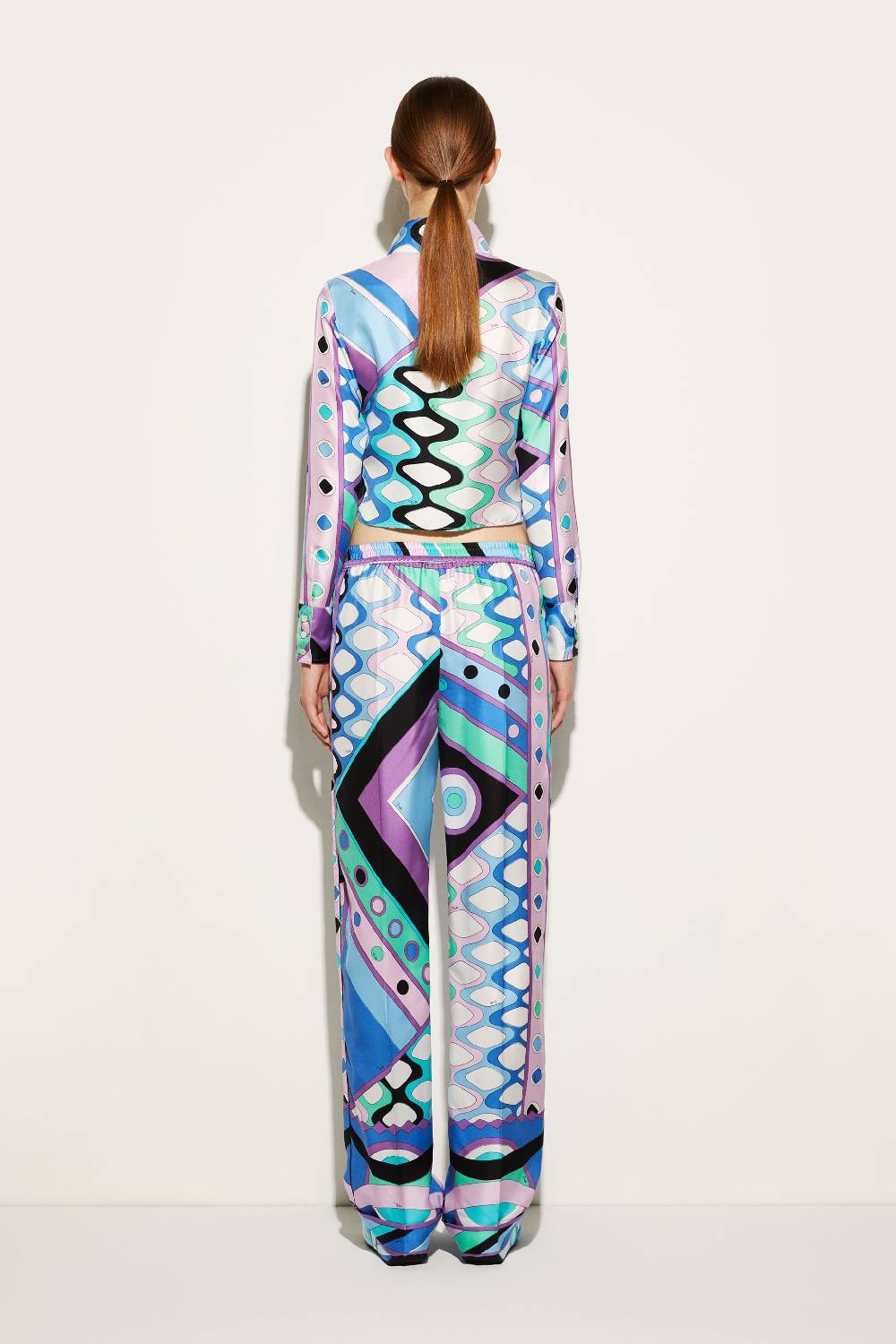 Pucci Pantaloni in seta con stampa Vivara Offerta speciale