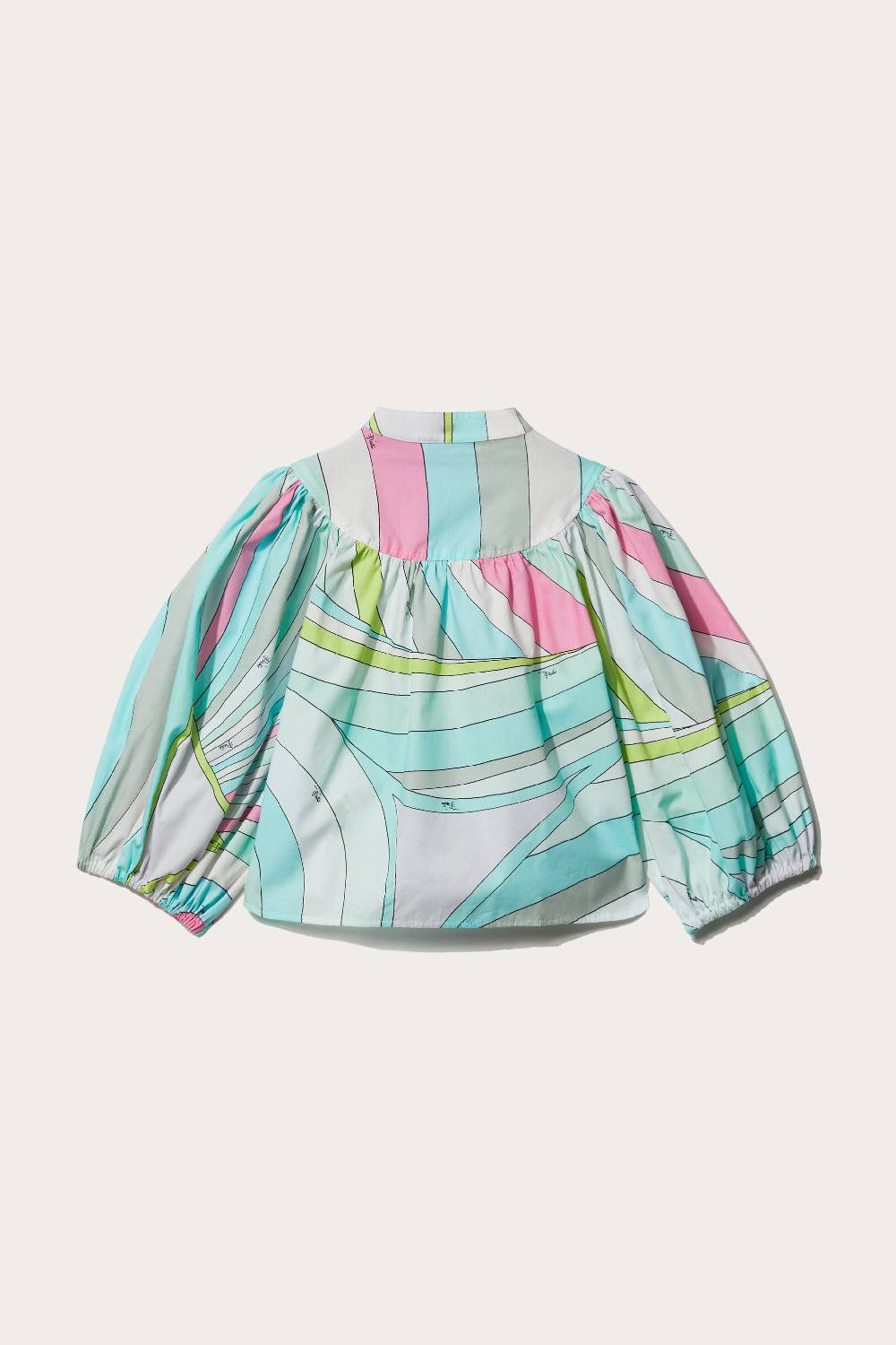 Pucci Iride-Print Cotton Top Smaltimento dello stoccaggio