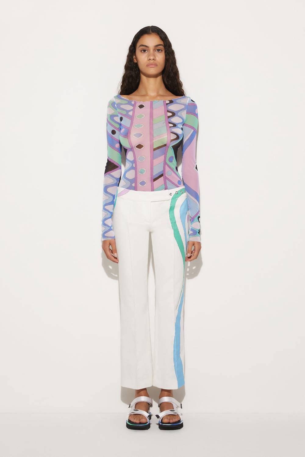 Pucci Top con stampa Vivara Vendita calda