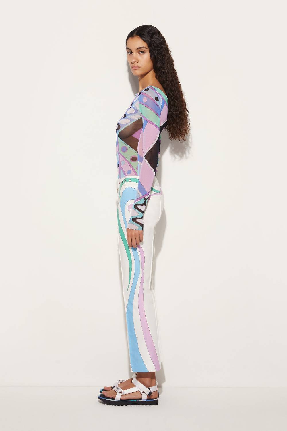 Pucci Top con stampa Vivara Vendita calda