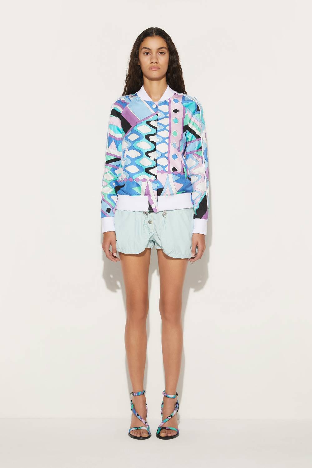 Pucci Bomber in seta con stampa Vivara 50% di sconto con spedizione gratuita