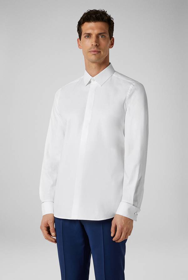 Pull Pal Zileri Camicia in puro cotone della linea Cerimonia con micro disegnature Sottocosto