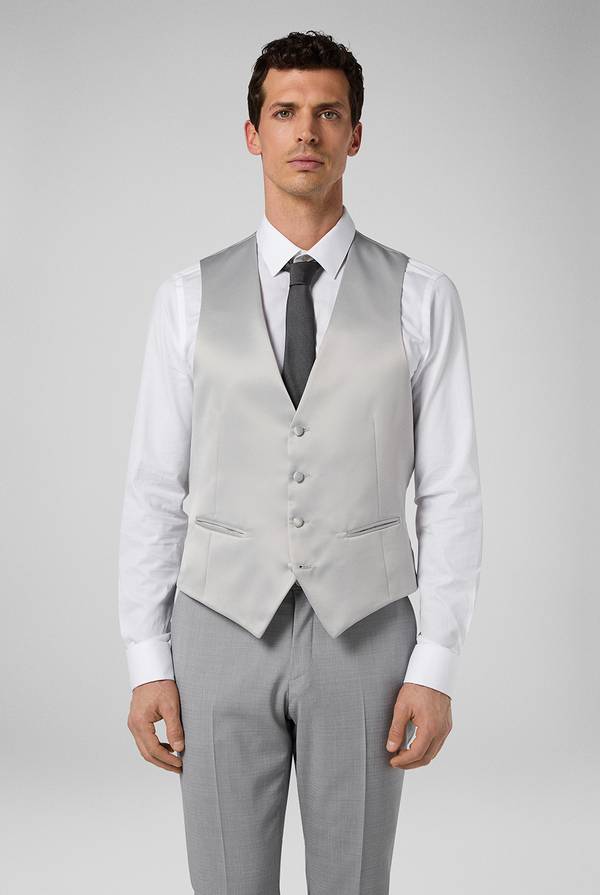 Pull Pal Zileri Gilet in satin della linea Cerimonia Presa