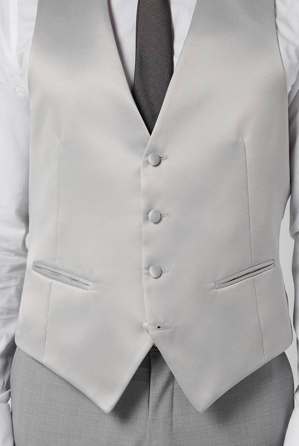 Pull Pal Zileri Gilet in satin della linea Cerimonia Presa