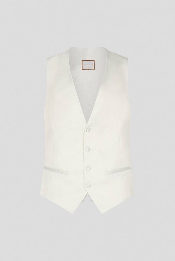 Pull Pal Zileri Gilet in satin della linea Cerimonia