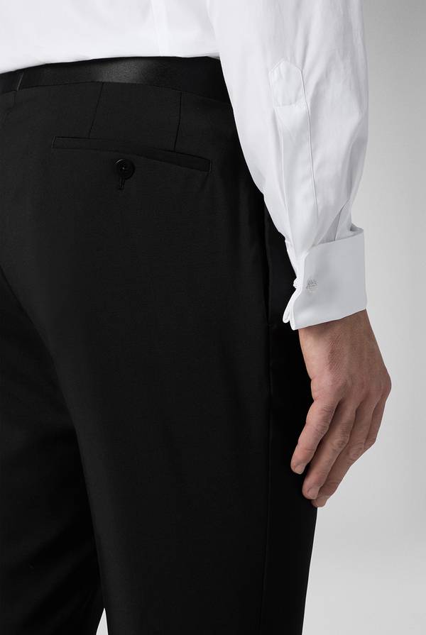 Pull Pal Zileri Pantalone classico con banda in raso in vita Hotsell