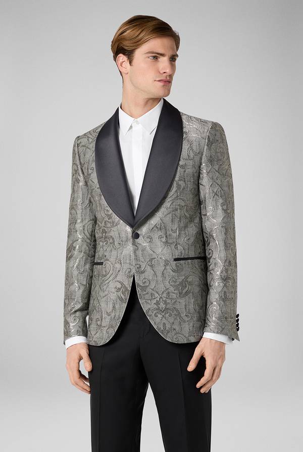 Pull Pal Zileri Giacca smoking damascata Vendita Calda
