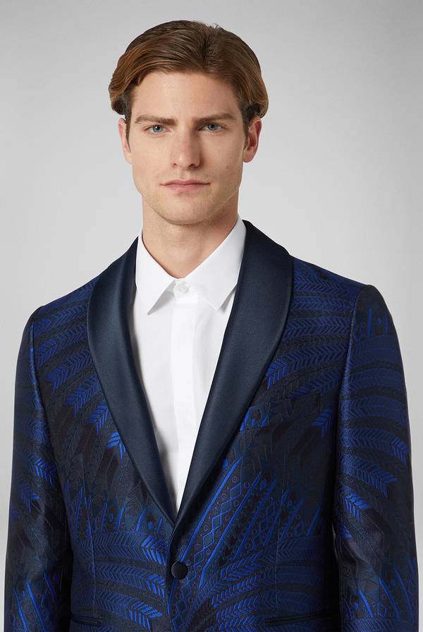 Pull Pal Zileri Giacca smoking con motivo jacquard Saldi Di Fabbrica