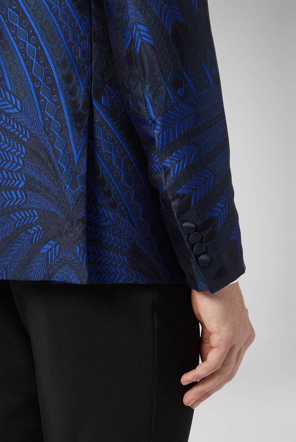 Pull Pal Zileri Giacca smoking con motivo jacquard Saldi Di Fabbrica