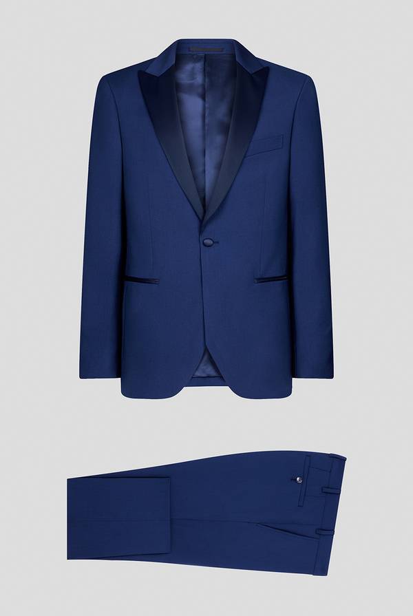 Pull Pal Zileri Smoking in lana con rever in satin In Saldo