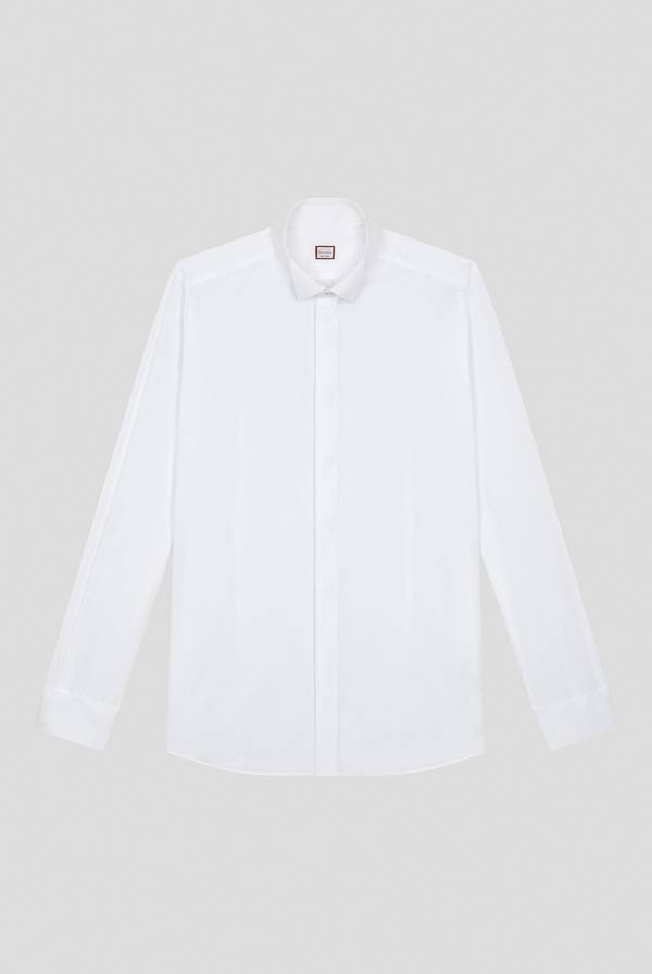 Pull Pal Zileri Camicia Cerimonia bianca con collo smoking Italia