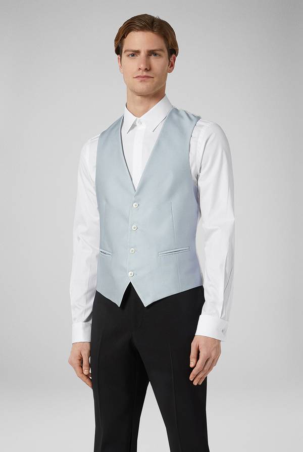 Pull Pal Zileri Gilet Cerimonia in satin 2025