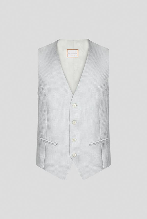 Pull Pal Zileri Gilet Cerimonia con lavorazione jacquard