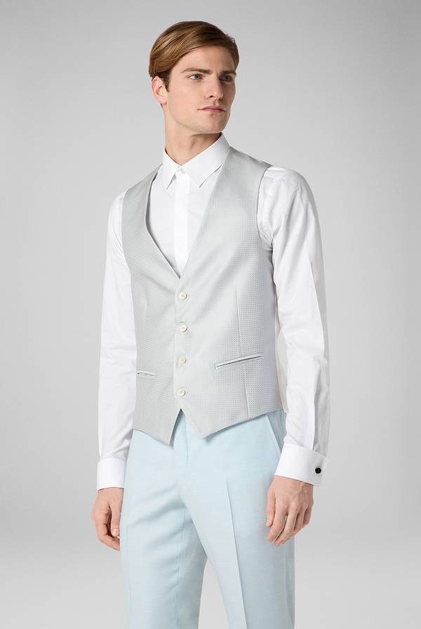 Pull Pal Zileri Gilet Cerimonia con lavorazione jacquard In Linea