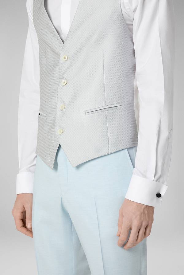 Pull Pal Zileri Gilet Cerimonia con lavorazione jacquard In Linea