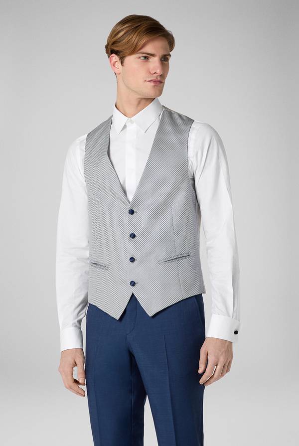 Pull Pal Zileri Gilet Cerimonia con lavorazione jacquard Nuovo