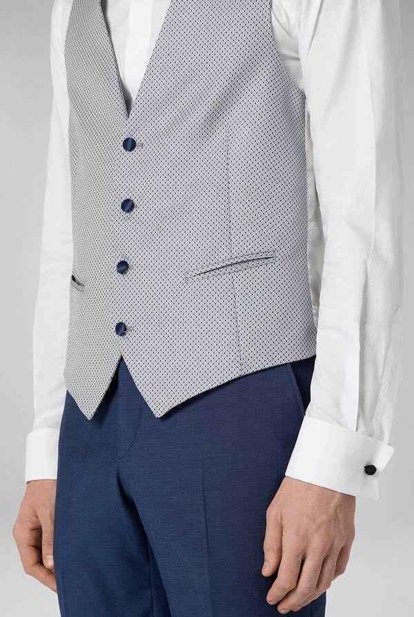Pull Pal Zileri Gilet Cerimonia con lavorazione jacquard Nuovo