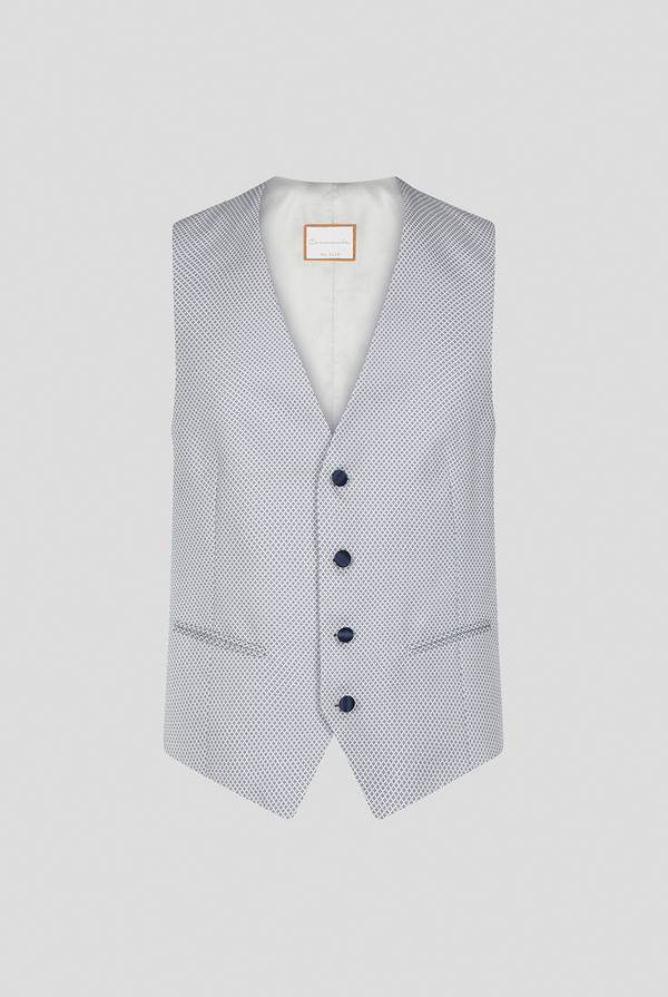 Pull Pal Zileri Gilet Cerimonia con lavorazione jacquard
