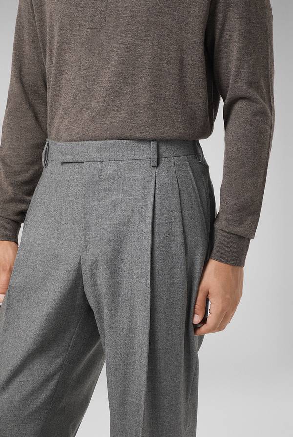 Pull Pal Zileri Pantaloni doppia pince in lana stretch Prezzo Ridotto