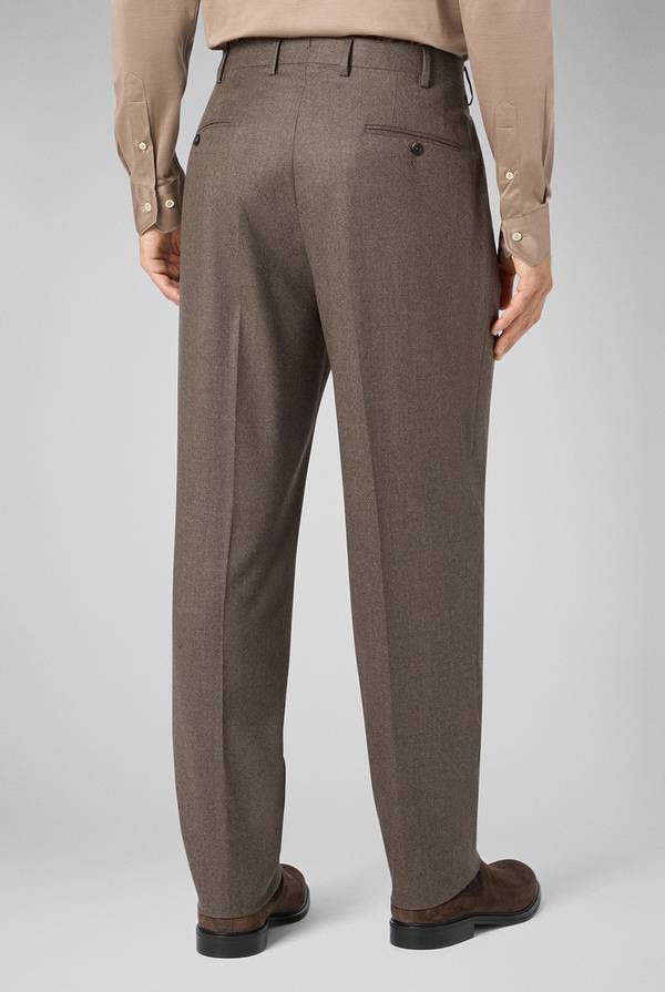 Pull Pal Zileri Pantaloni doppia pince in pura lana Sottocosto